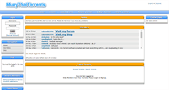 Desktop Screenshot of muaythaitorrents.com